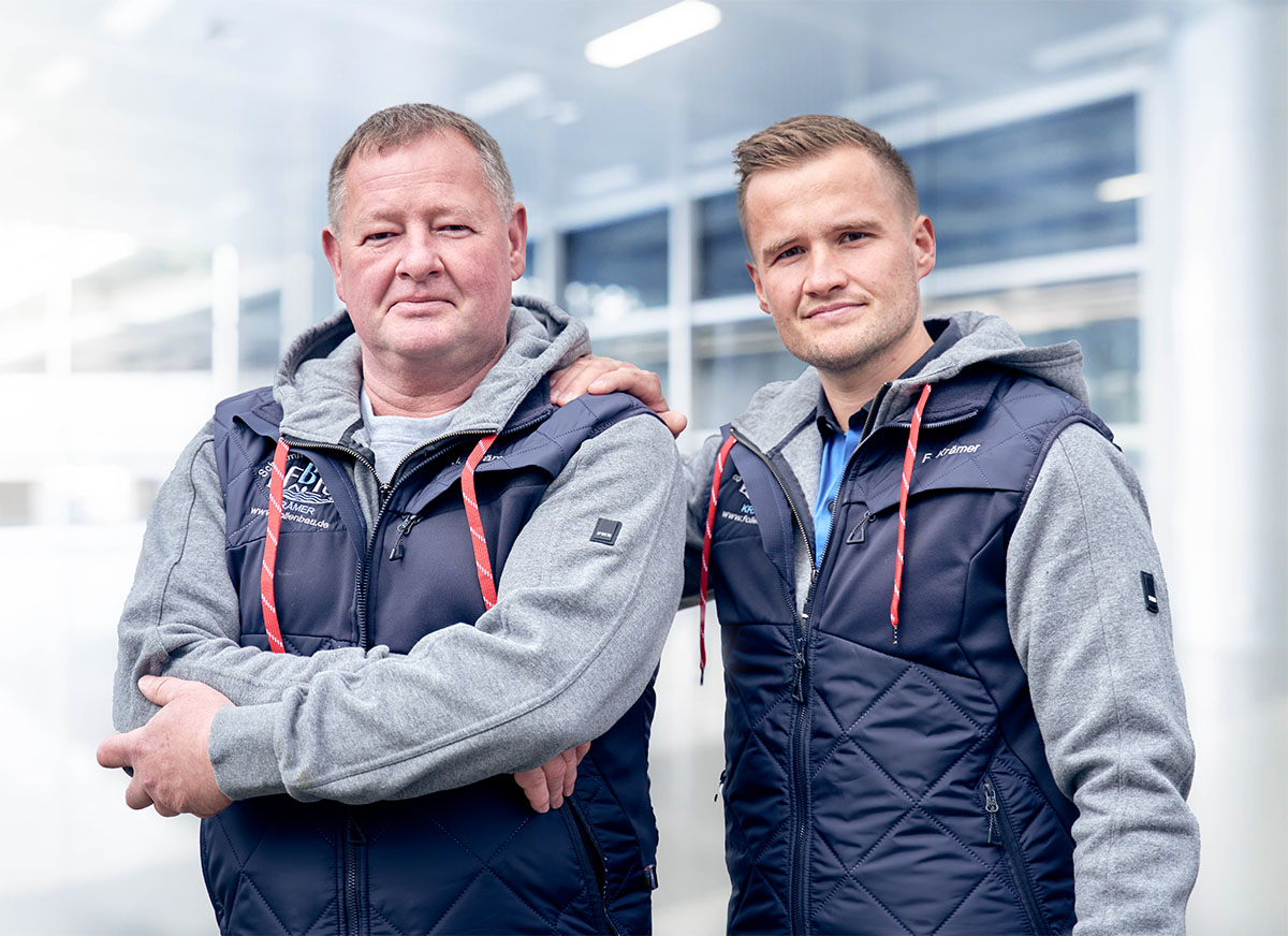 Jochen und Florian Krämer Schwimmbadbauer für Olpe / Sauerland